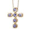 Amani Tanzanite Cross Pendant