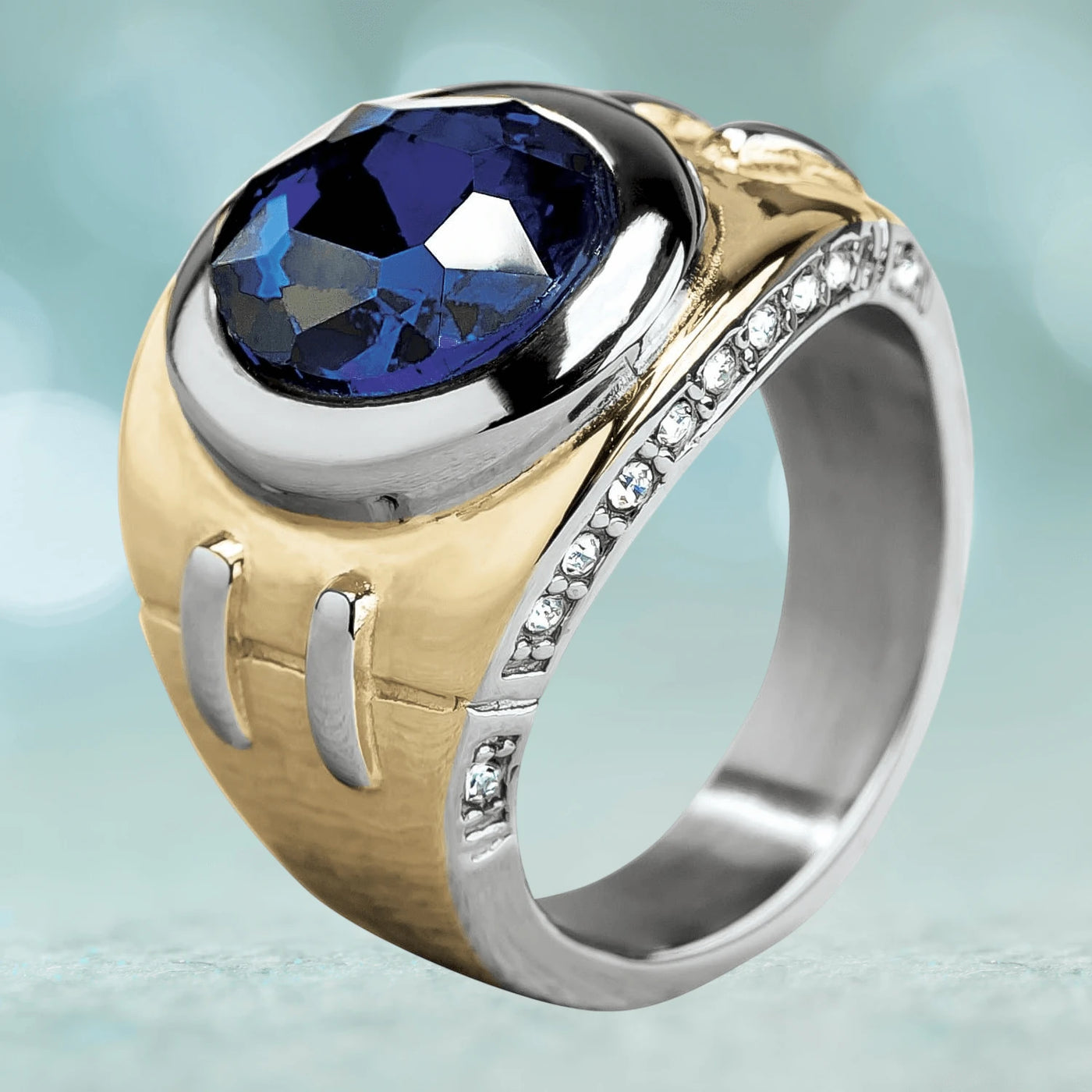 Daniel Steiger Lincoln Blue Men's Ring