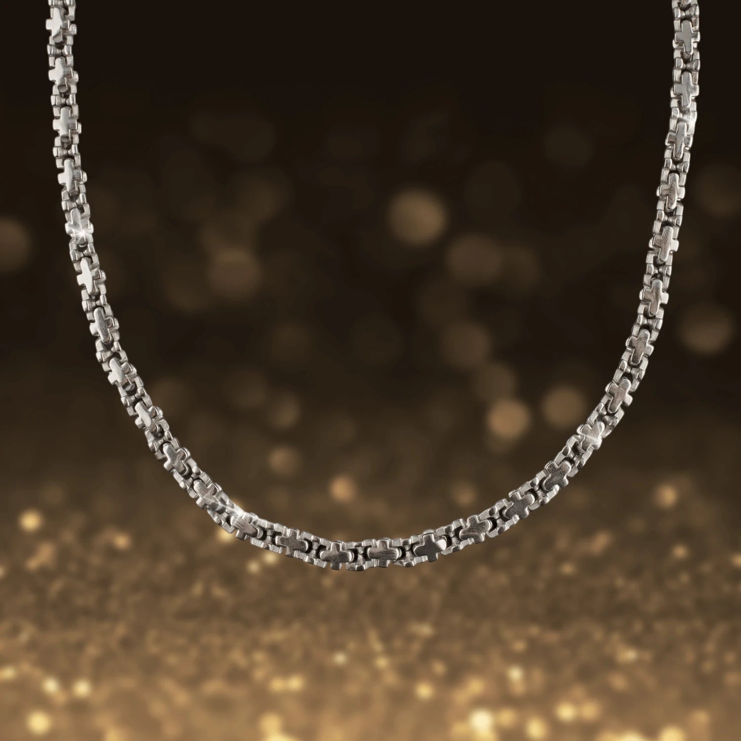 Daniel Steiger Stanford Men's Steel Necklace