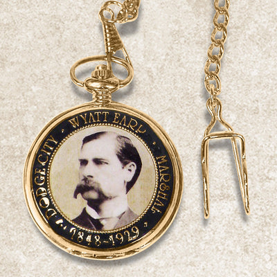 Daniel Steiger Western Legends Wyatt Earp Pocket Watch