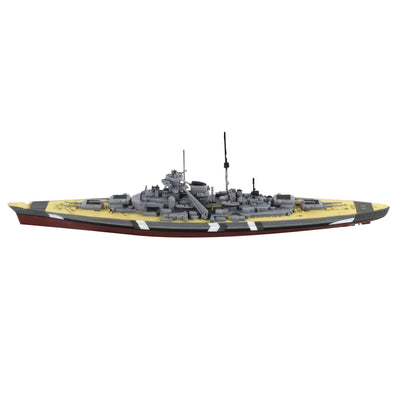 KMS Bismarck 1941 die cast unisex collectible model ship showcasing detailed battleship features with Up To 75% Off Retail offer.