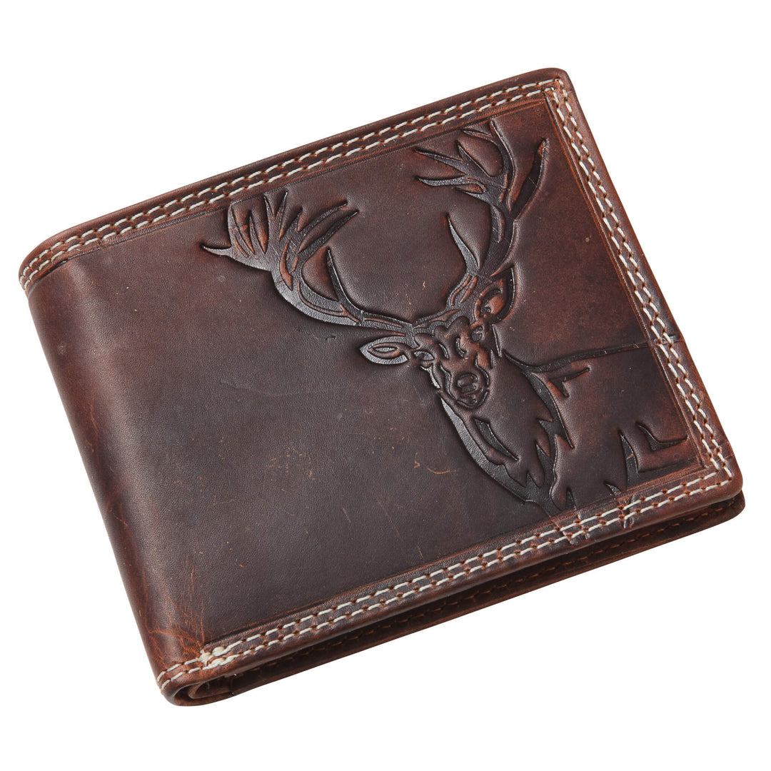 Stag Animal Spirit Leather Wallet
