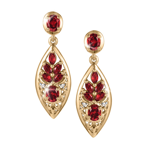 Daniel Steiger Gaia Flame Earrings