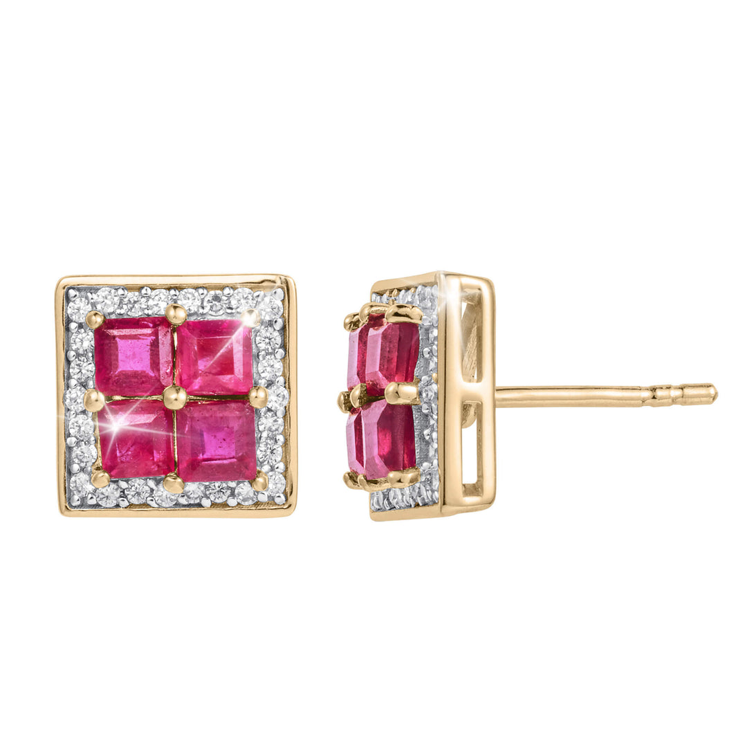 Rouge Lumiere Ruby Earrings