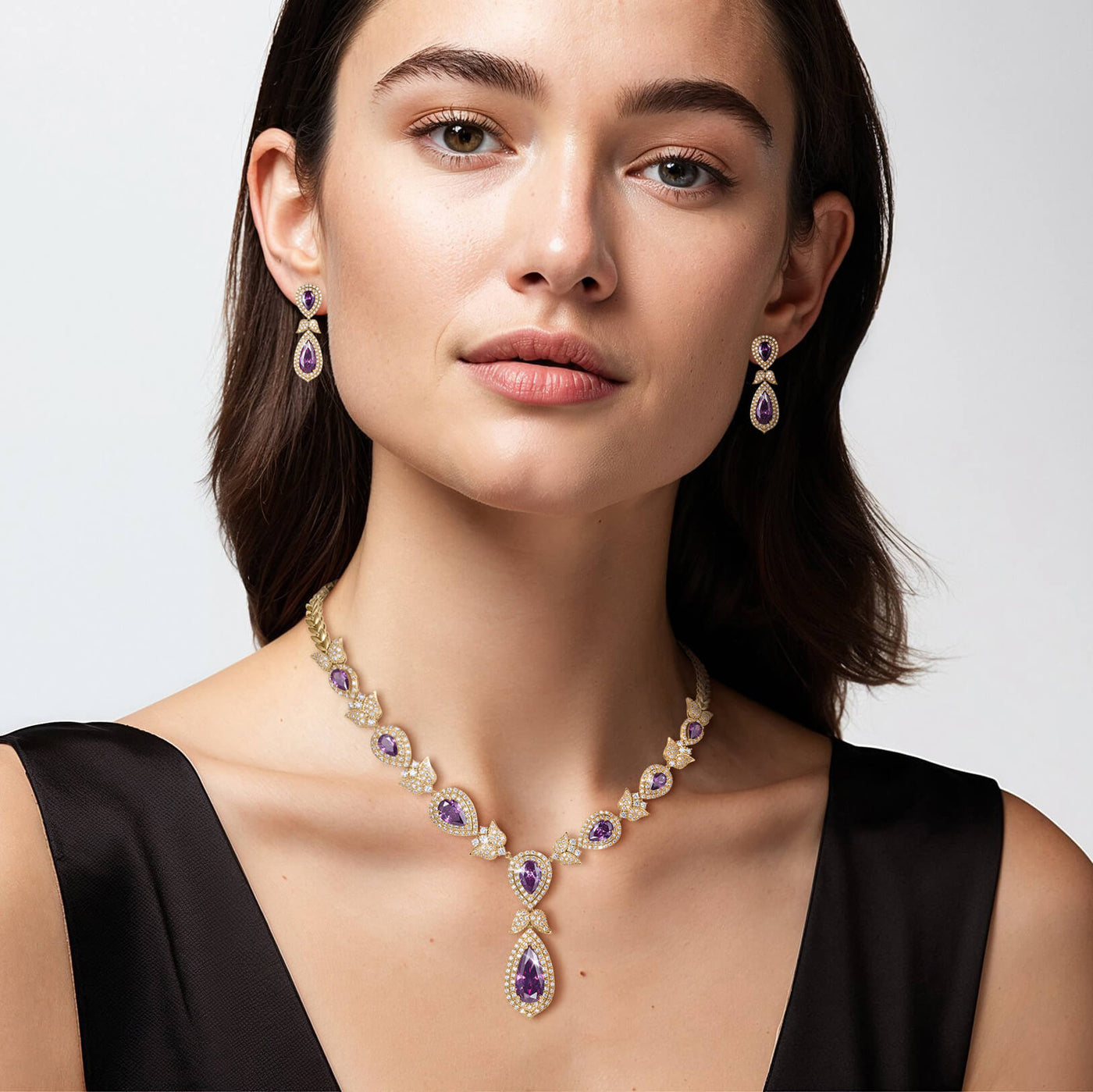 Daniel Steiger Wisteria Majesty Earrings