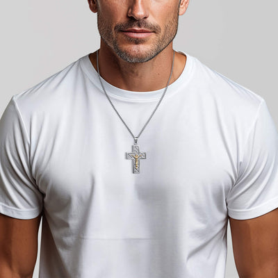 Daniel Steiger Carbon Crucifix Pendant