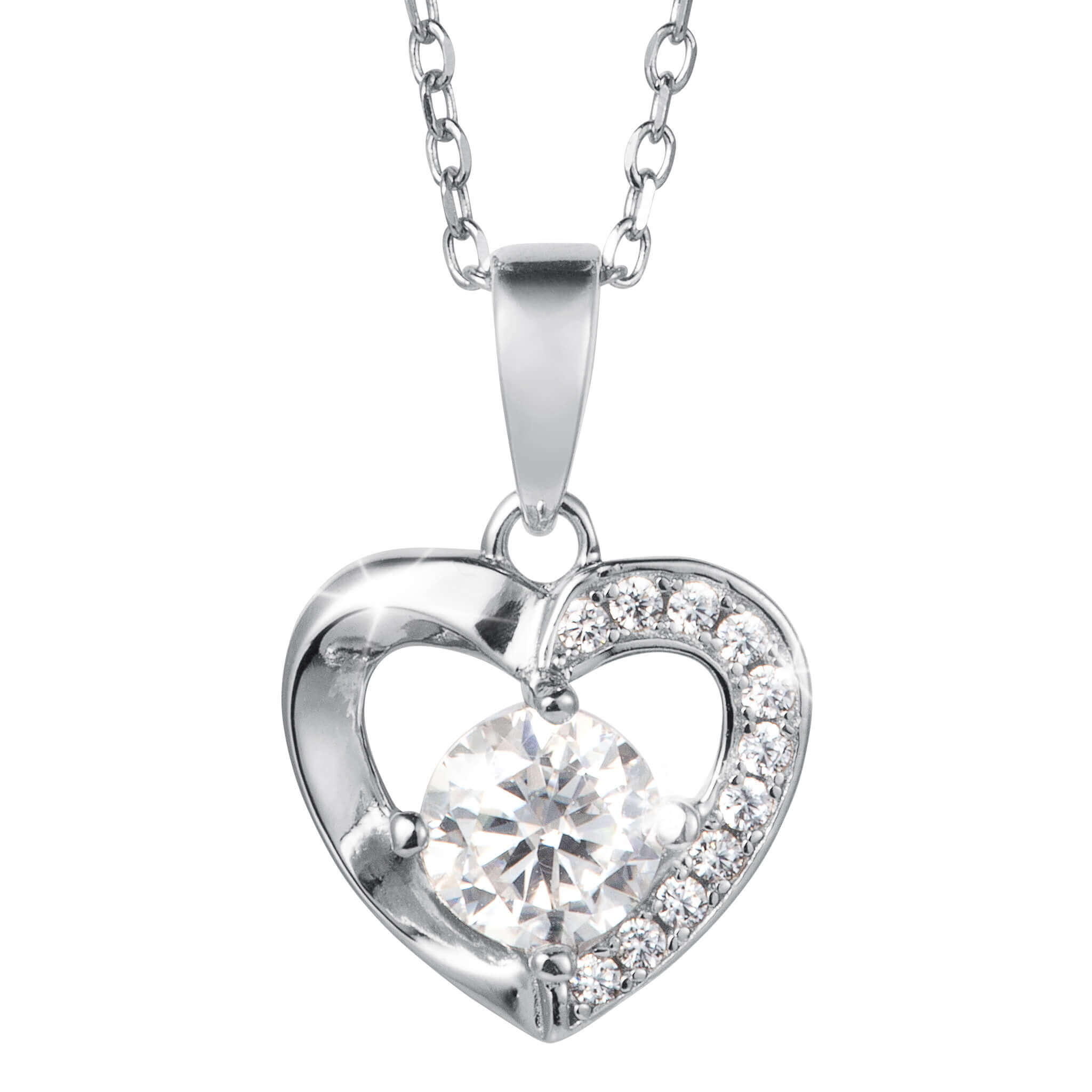 Daniel Steiger Radiant Love Moissanite Pendant