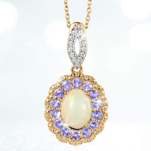 Daniel Steiger Opal Eclipse Pendant