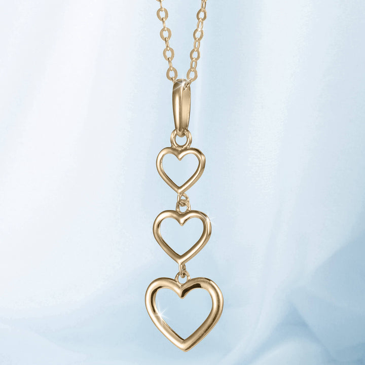 Daniel Steiger Tesoro Vero Trilogy Heart Pendant