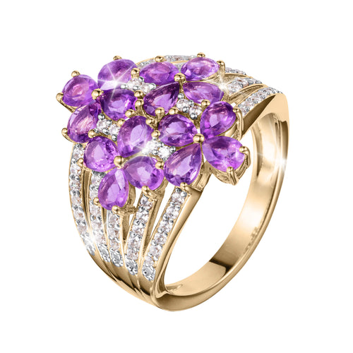 Daniel Steiger Amethyst Azalea Ring
