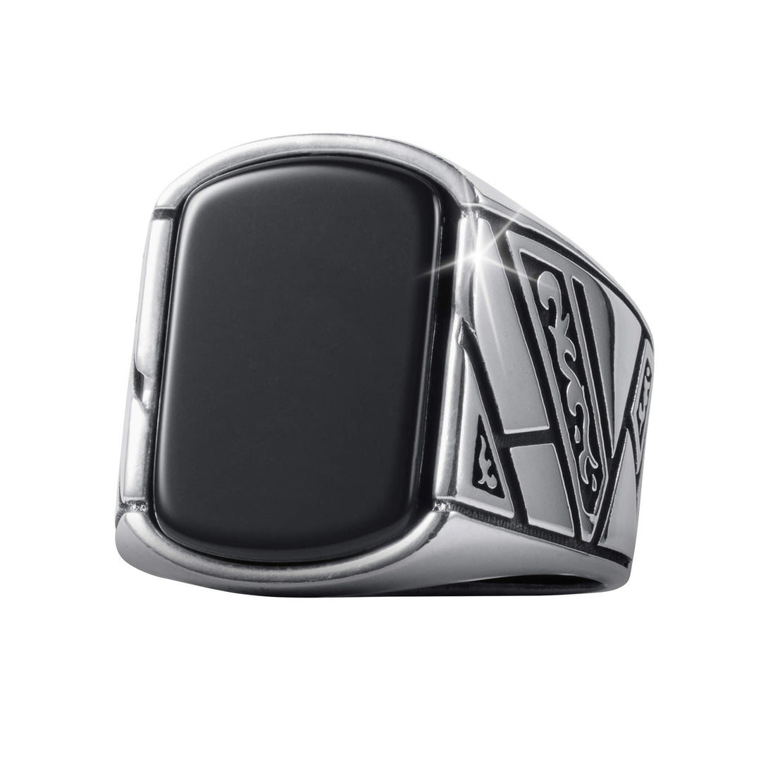 Onyx Raven Men's Ring