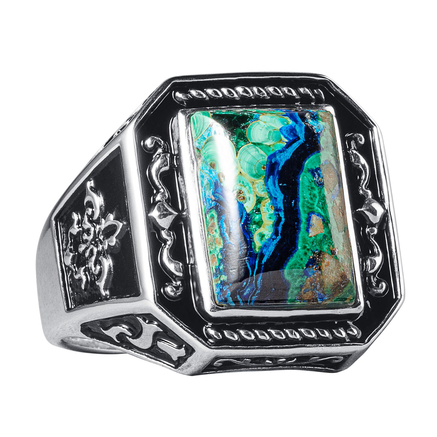 Daniel Steiger Azure Warrior Men's Ring