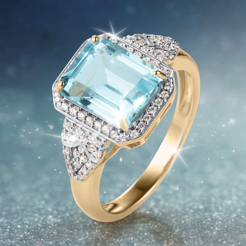 Daniel Steiger Zelda Blue Topaz Ring