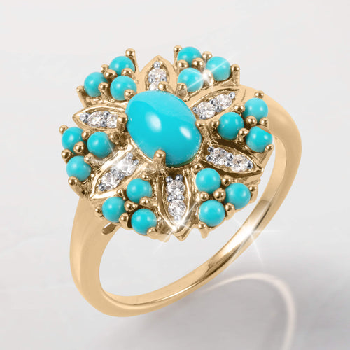 Daniel Steiger Desert Bloom Turquoise Ring