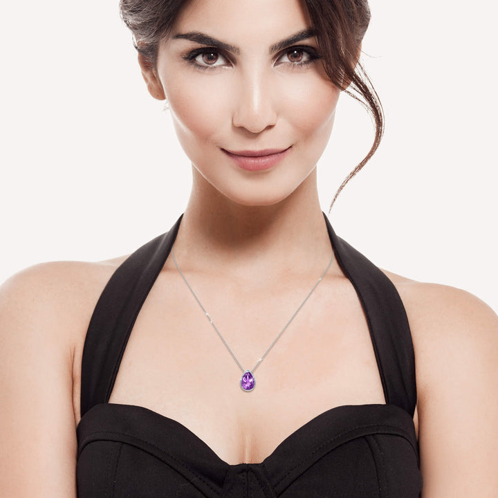 Daniel Steiger Prism Of Elegance Amethyst Pendant