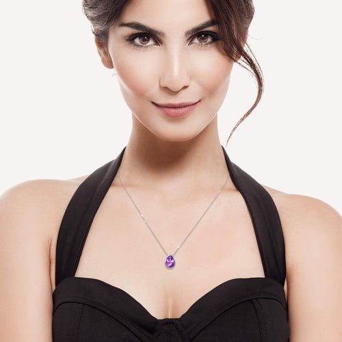 Daniel Steiger Prism Of Elegance Amethyst Pendant