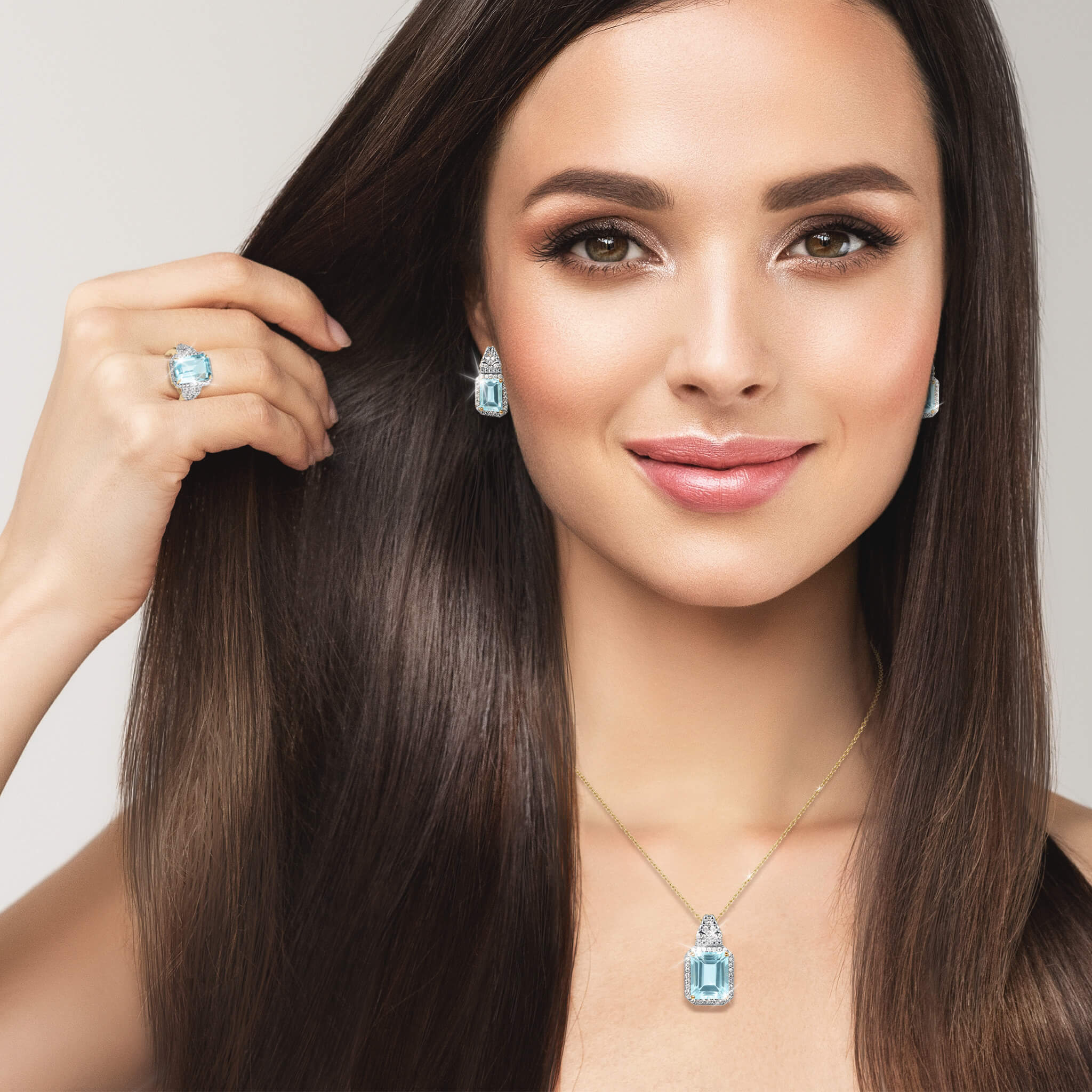 Daniel Steiger Zelda Blue Topaz Earrings