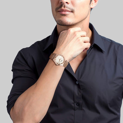 Daniel Steiger Diplomat Men's Rose Gold Watch
