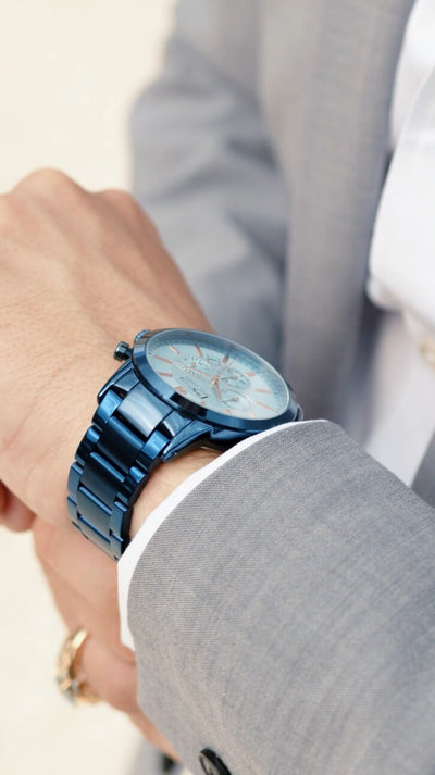 Daniel Steiger Blue Glacier Men's Watch