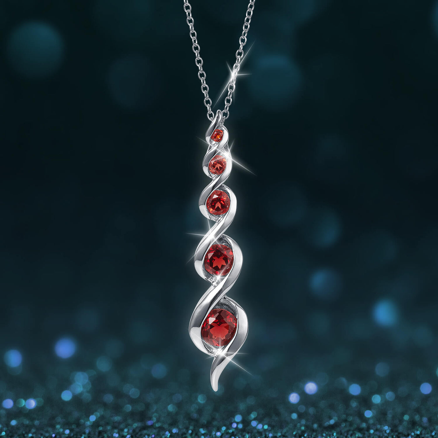 Daniel Steiger Angel Falls Garnet Pendant
