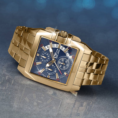 Daniel Steiger Concept Gold Blue Dial Men's Watch
