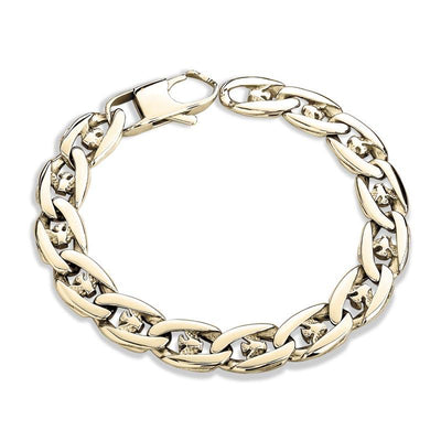 Patriot Eagle Curb Bracelet for men featuring a polished curb chain design with eagle details, combining bold style with refined craftsmanship for elegant jewelry appeal.